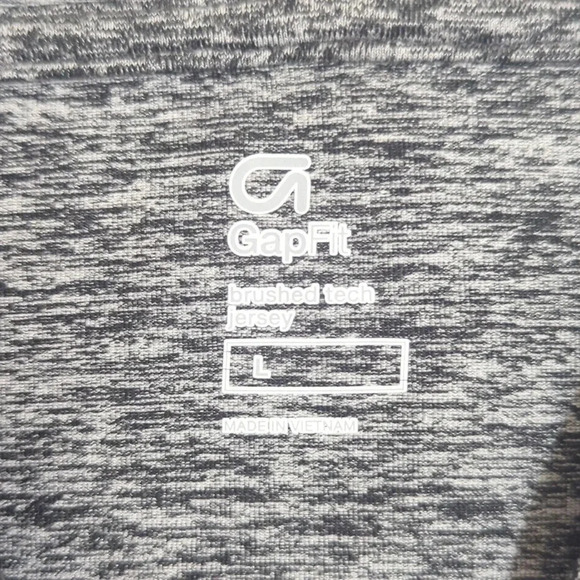 NWT GapFit Sleeveless Brushed Jersey Dress, Color Medium Heathered Gray Size L - Picture 11 of 13